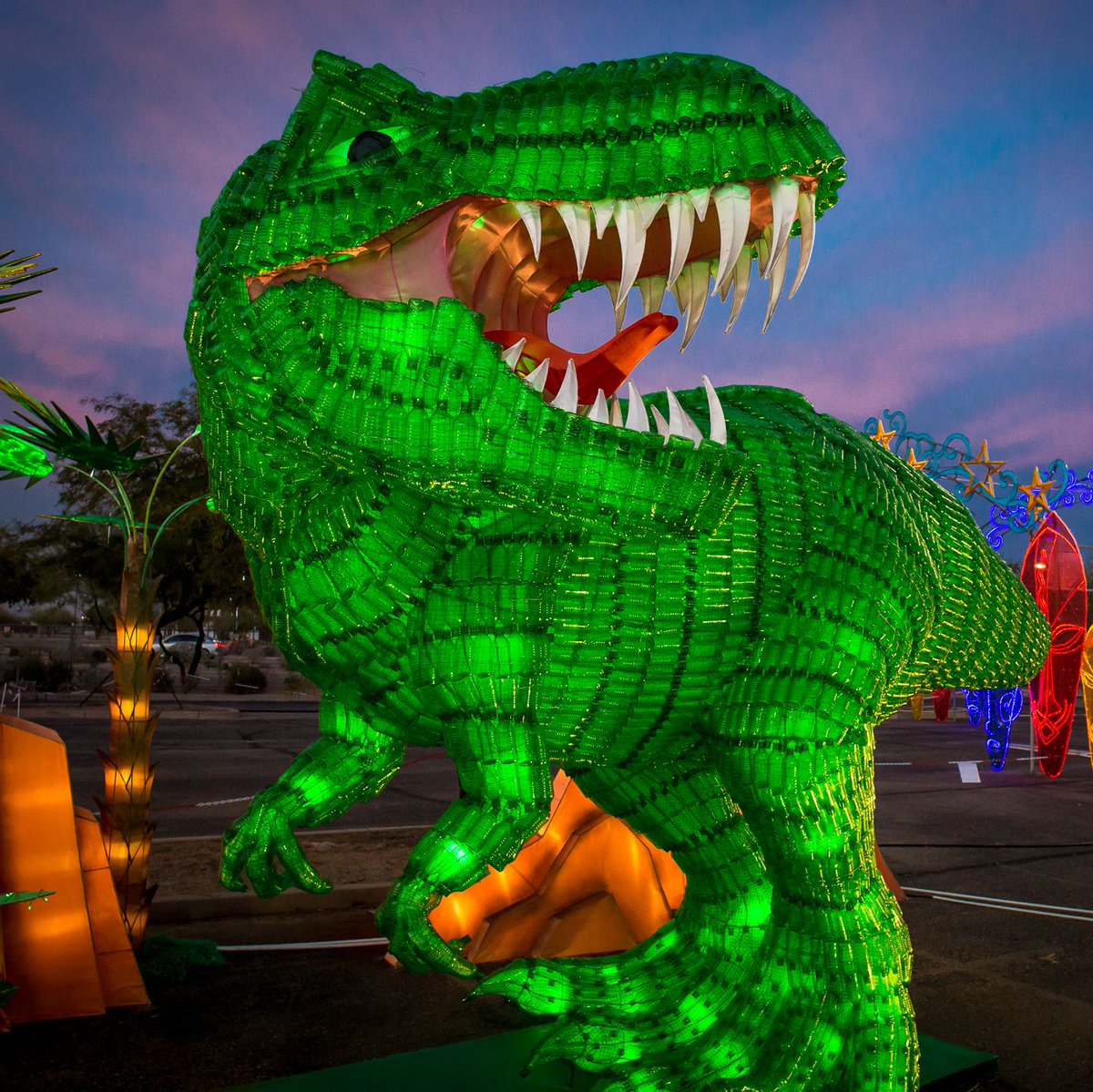RAWR! We open for the season on November 21st and this friendly dinosaur wanted to remind you to get your discounted pre-sale tickets here: bit.ly/2WTvNWt