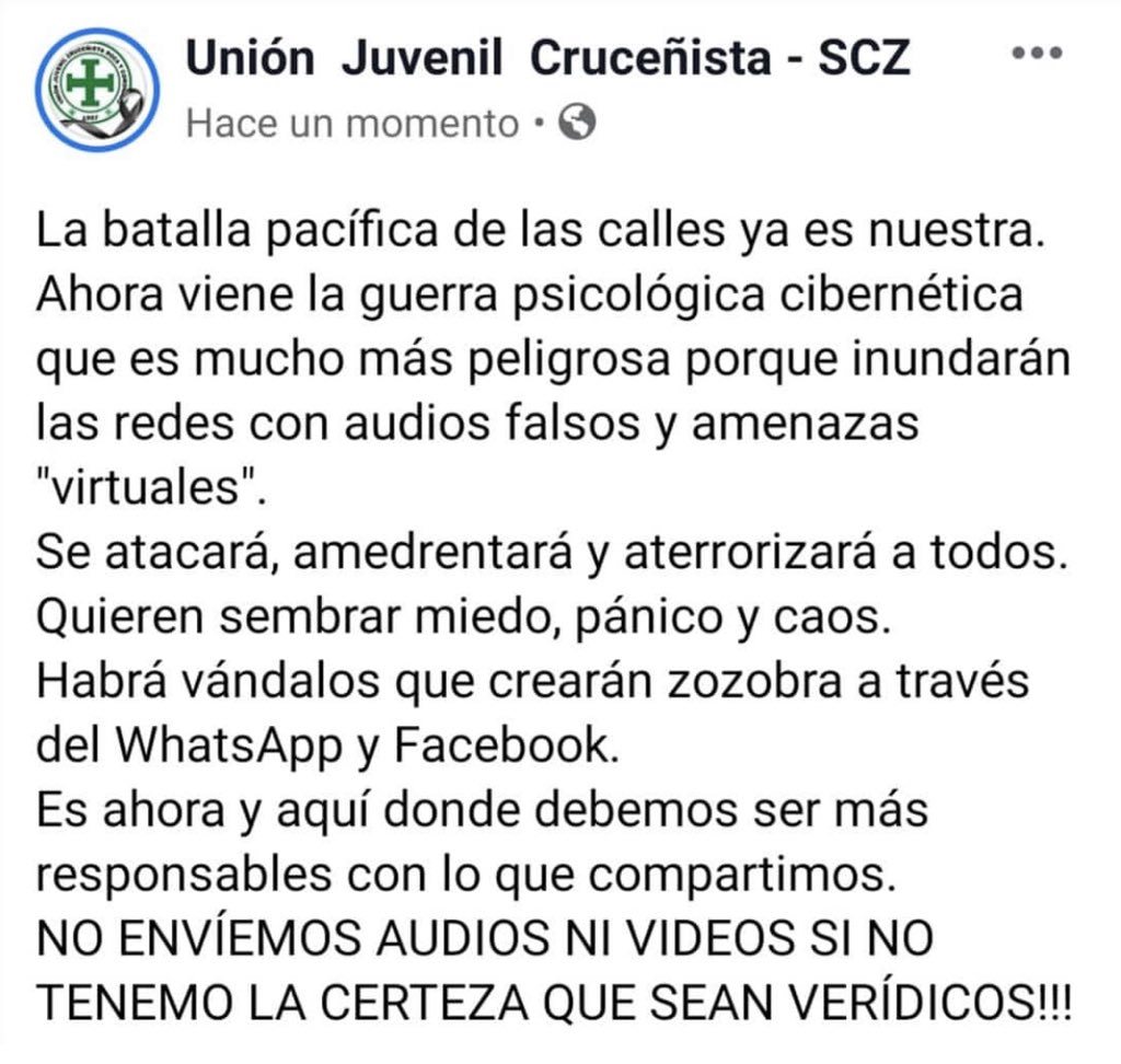 mariemsuarezc's tweet photo. Rt 👇🏻 #NoMASDictadura #EvoMoralesHDP #EvoNoEresBienvenido #FraudeElectoralBolivia #NoFueGolpe https://t.co/Gz81i6wwfZ