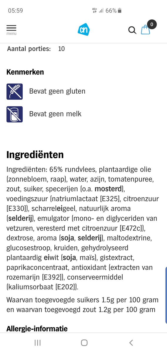 Uzivatel Albert Heijn Na Twitteru Hi Edo Ik Ga Dit Toch Even Voor Je Navragen En In Ieder Geval Mijn Excuses Voor De Klachten Ik Hoop Dat Jij Je Snel Beter Voelt