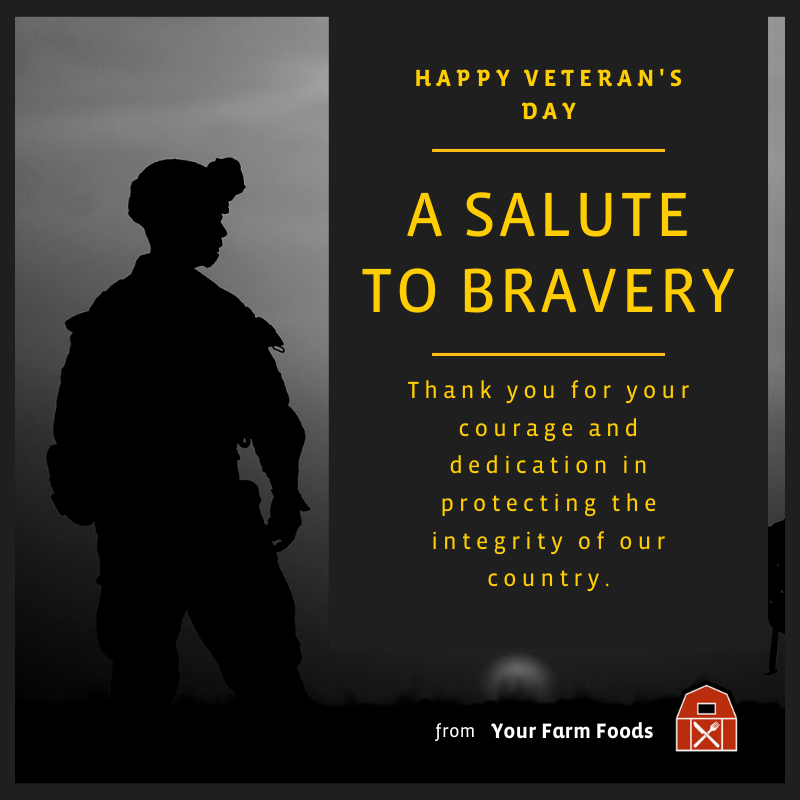 YourFarmFoods's tweet photo. #veterans #thankyou https://t.co/x0TqUfeCXU