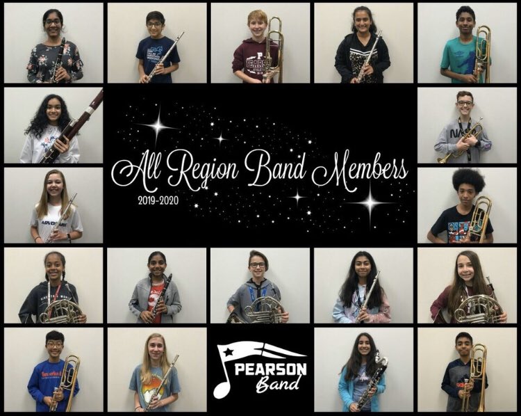 Pearson Band (@pearsonband) on Twitter photo Congratulations to these awesome band students who competed against nearly 2000 students to earn a spot in the All-Region Bands! We are so proud of your hard work. #patriotstrong <a href="/FISD_PearsonMS/">Pearson Middle School</a> Congratulations to these awesome band students who competed against nearly 2000 students to earn a spot in the All-Region Bands! We are so proud of your hard work. #patriotstrong <a href="/FISD_PearsonMS/">Pearson Middle School</a>