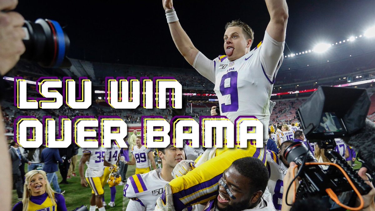 LSU set numerous records Saturday night vs Alabama! Check out my latest video to see it all!

youtu.be/JW_rGKcTZtI

#lsuvsalabamareaction #lsu #lsufootball #alabama #alabamafootball #lsuvsbama #collegefootball