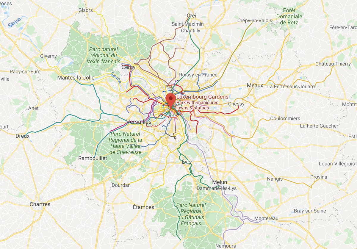 Google Maps Paris Metro Overlay