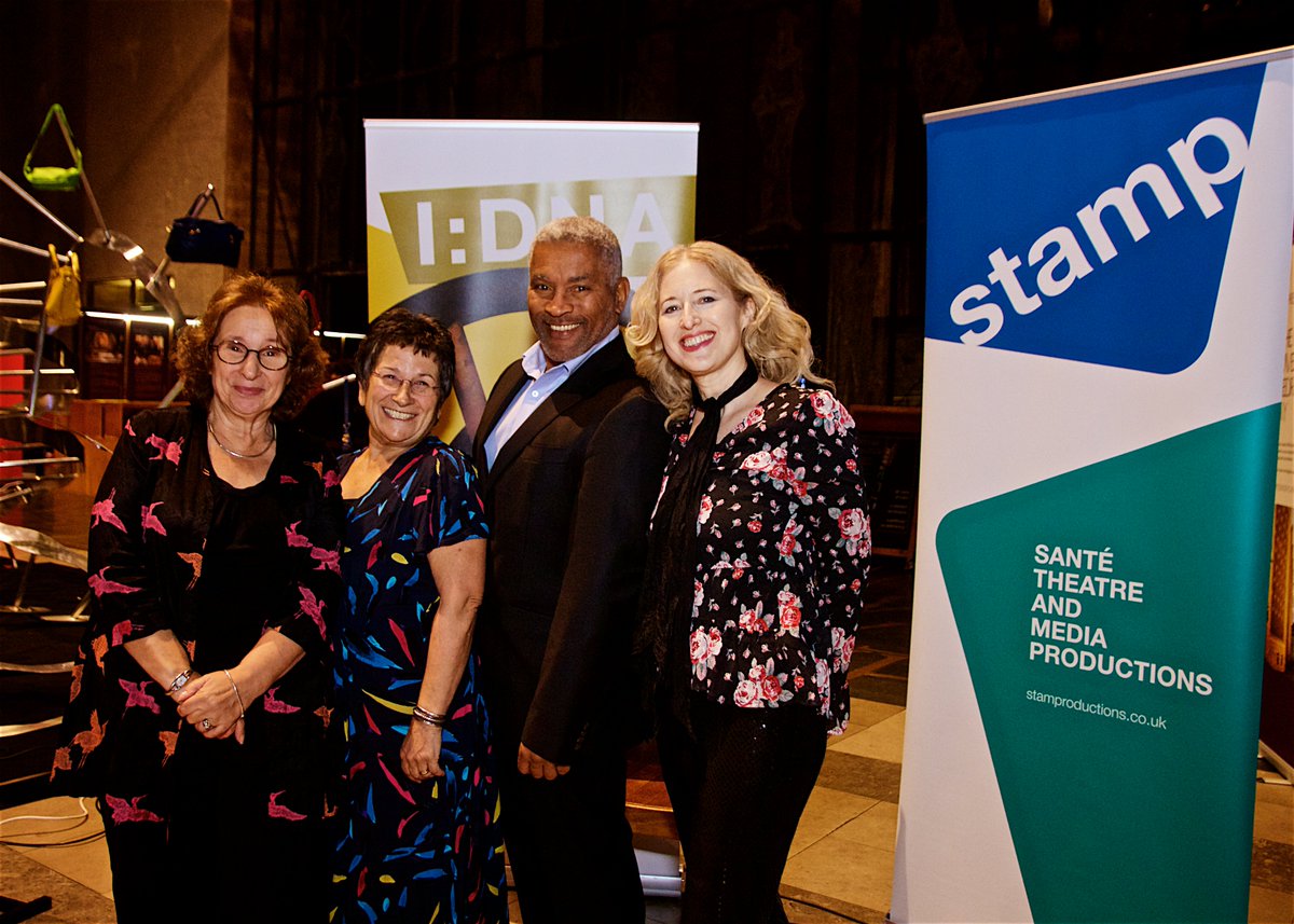 Two Zebras have been out &amp; about with sister company @santetheatre at a private view of <a href="/_I_DNA/">I_DNA</a> <a href="/ImaginingFuture/">Imagining Futures</a> #IDNA #ESRCFestival #digital #art #film #installation