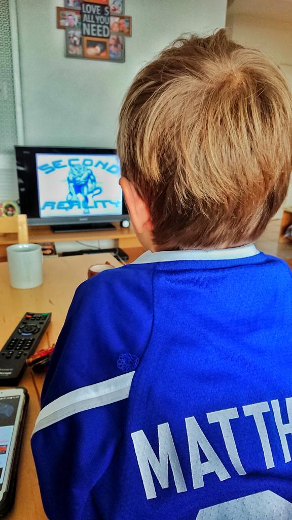 StrayFeral's tweet photo. Educating the new generation what it was before Google, when Internet was so rare to have. #secondreality #futurecrew #demoscene #Programmer #programming #dos #purplemotion #skaven https://t.co/PvU3DZIIqi