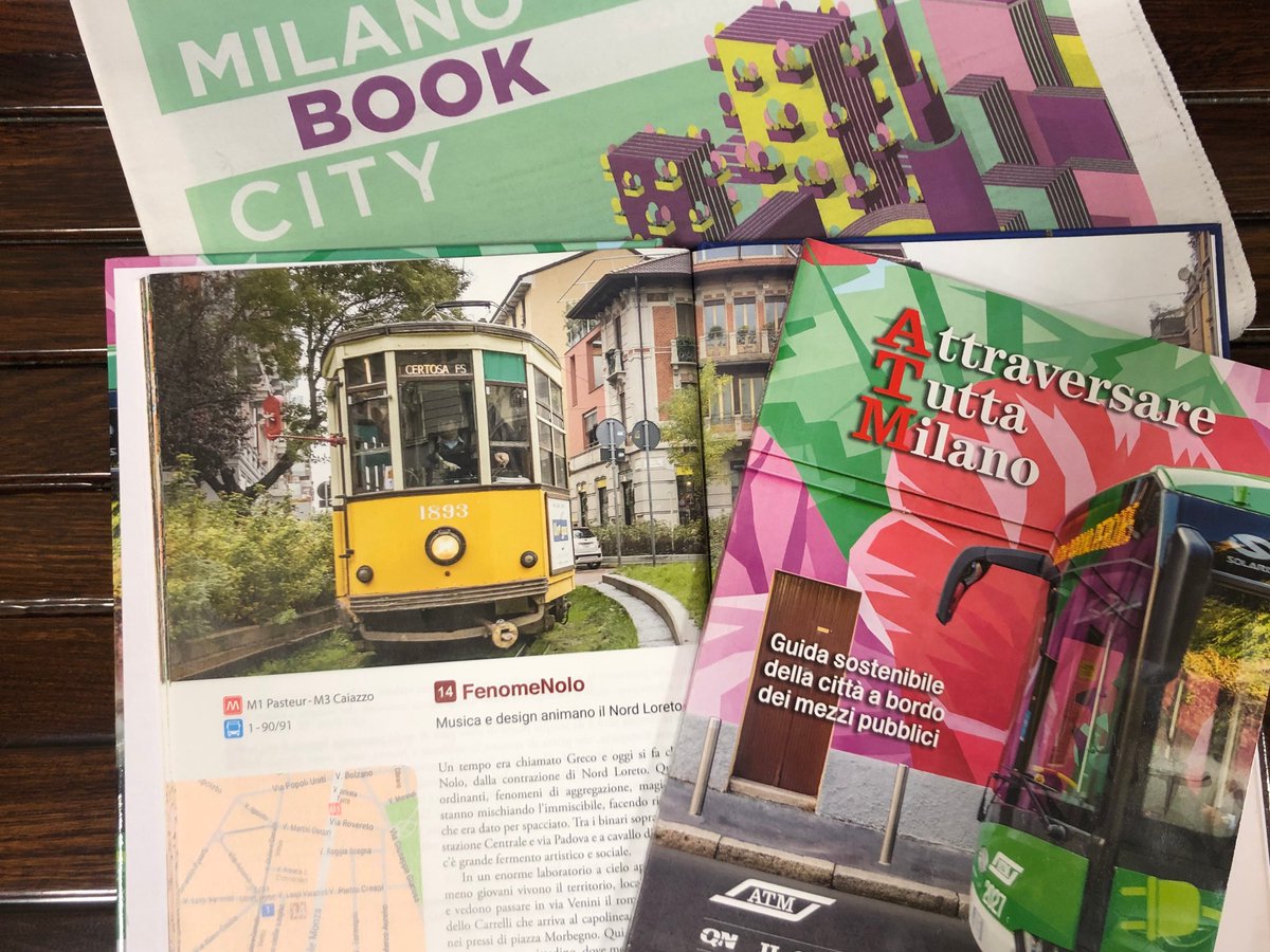 atm_informa's tweet photo. Abbiamo raccolto le migliori passeggiate del venerdì su #Lineadiretta in un libro che sarà allegato al 
@qn_giorno lunedì 18 novembre. Lo presentiamo domenica alle 11 al @MudecMi in occasione di #BookCityMilano con ospiti d’eccezione. Vi aspettiamo https://t.co/IrJL6HIp6D. #BCM19 https://t.co/mOVL58g6R0