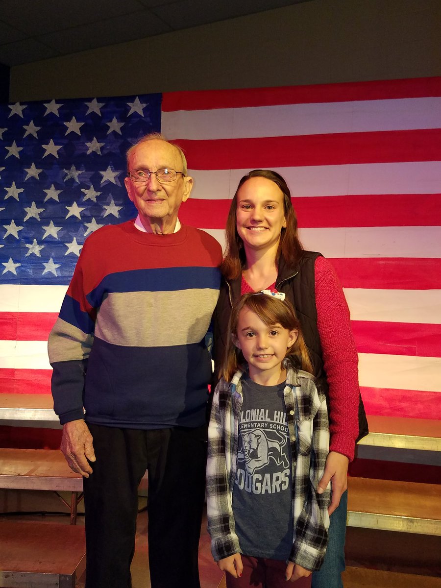 Colonial Hills (@colhillselem) on Twitter photo CHES student, Hazel, with her great grandpa Jim at our Veteran's Day Assembly today. He is a World War 2 vet. #itsworthit <a href="/wcsdistrict/">Worthington Schools</a> CHES student, Hazel, with her great grandpa Jim at our Veteran's Day Assembly today. He is a World War 2 vet. #itsworthit <a href="/wcsdistrict/">Worthington Schools</a>
