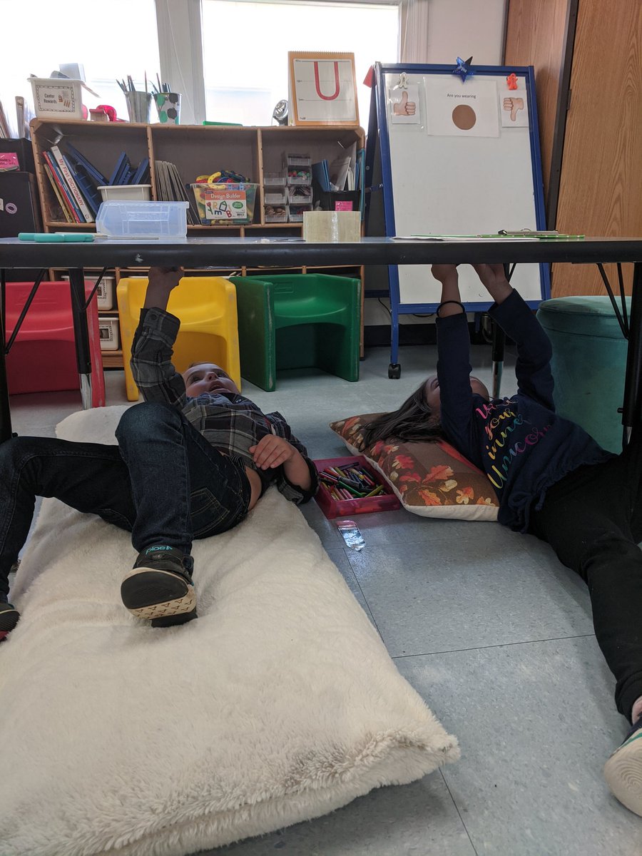 Letter U this week. We wrote the letter U, UNDER the table! Do you know how tricky that is!? We used many different muscles to write today! #BearTavernPride #PreschoolRules