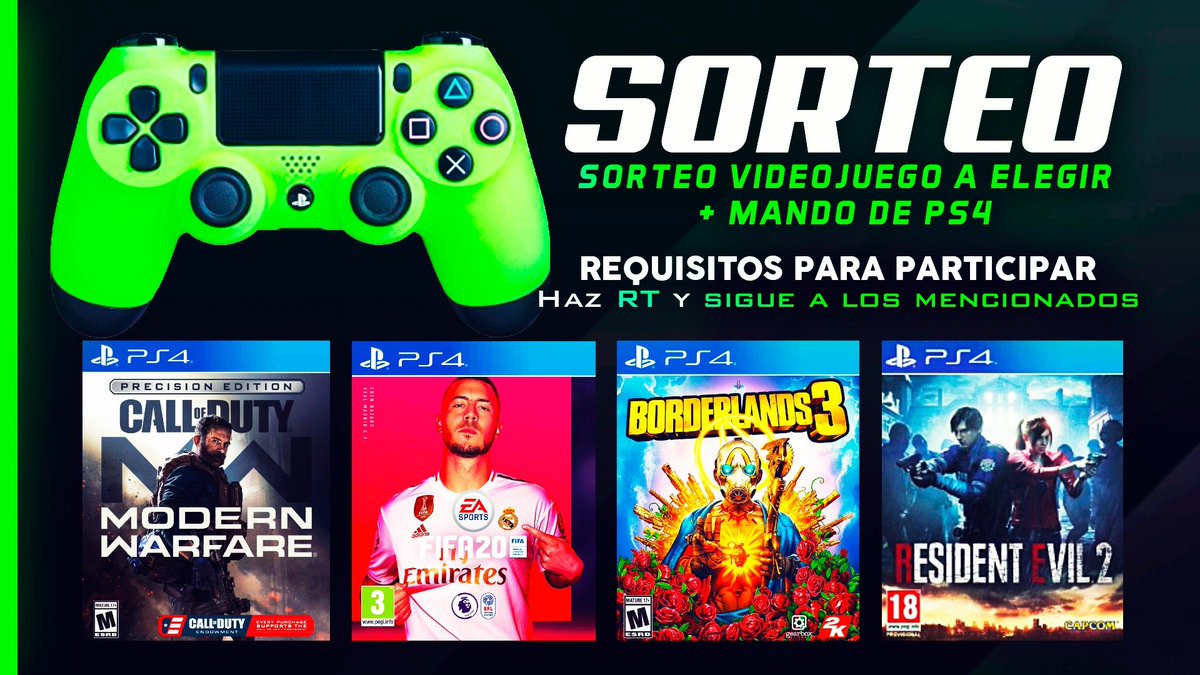 💥🎁#SORTEO DE VIDEOJUEGO A ELEGIR + MANDO PS4💥
(PS4,PC,XBOX)

➡Para participar: Haz #RT, sigue a <a href="/ProGamesTM/">PRO GAMES™🎮</a> y <a href="/_KoHGaming/">KoH Gaming</a>
 
Termina:  21/11👍

¡SUERTE! 🍀