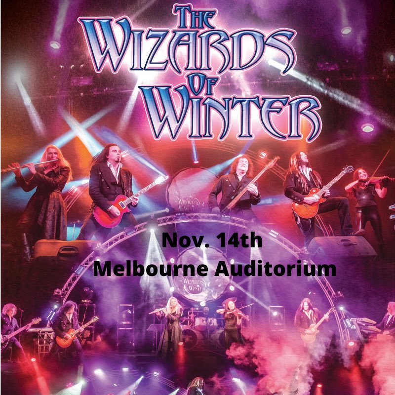 The Wizards of Winter bring the Holiday spirit to others Melbourne Auditorium on Nov. 14th at 8 PM.....