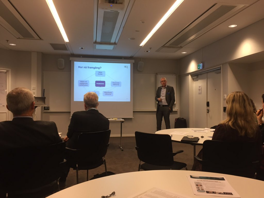 Idag möte med SIQ kommunnätverk i Göteborg och i morgon startar Kvalitetsmässan.