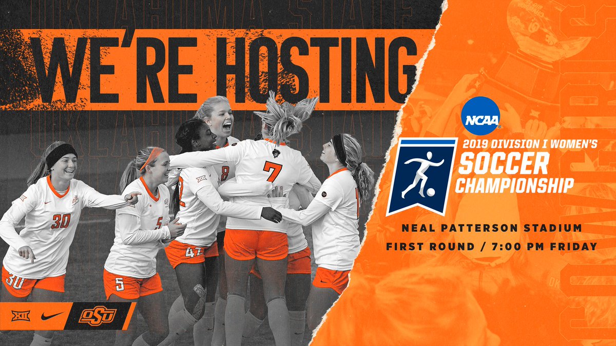 CowgirlFC's tweet photo. NCAA tourney ⚽️ in Stilly! Cowgirls are a No. 3 national seed and will host South Dakota State in the opening round of the Women's #NCAASoccer Championship under the Friday night lights #GoPokes #okstate https://t.co/MCfa2ft6g0