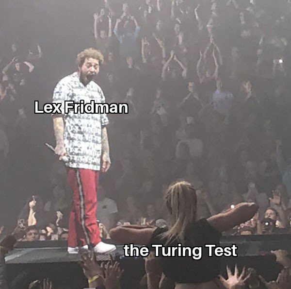CaliforniaMemes's tweet photo. @lexfridman https://t.co/DvSeWmcCx1