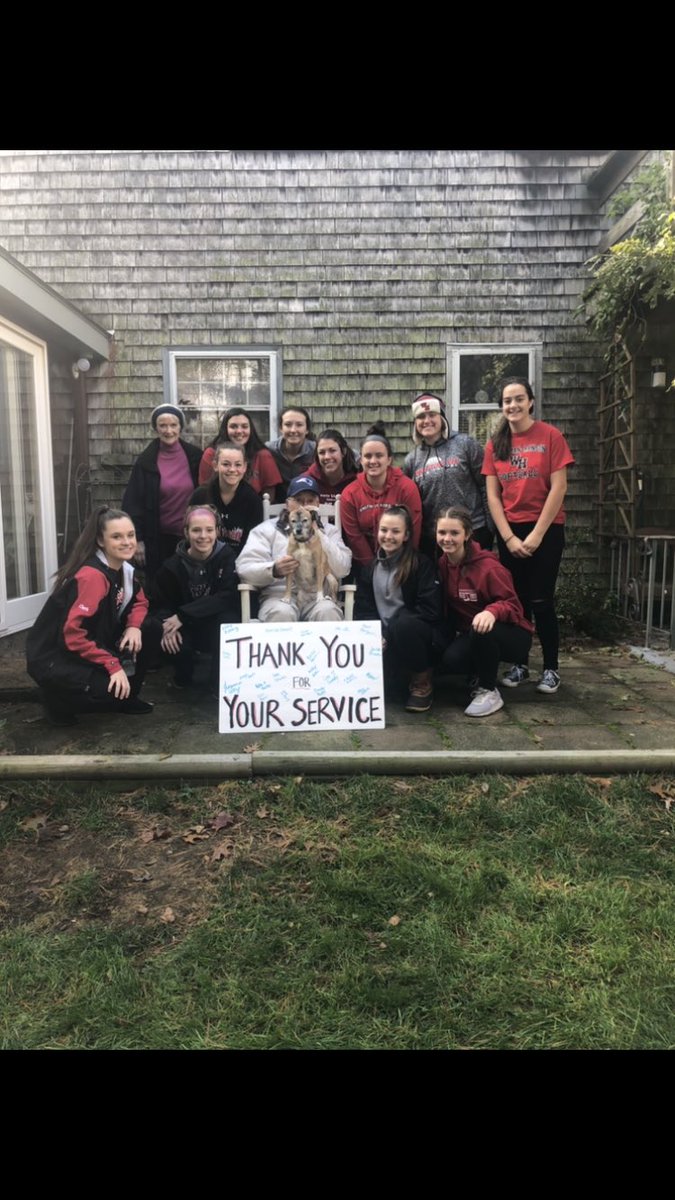 WH_VSoftball's tweet photo. Had an awesome morning supporting our veterans!❤️💙 #thankyouforyourservice @WHathletics https://t.co/K5q8rFpzjL