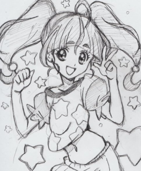 おはようございます。の今日の落書き。
ひかるパジャマ…。
#プリキュア版深夜の真剣お絵描き60分一本勝負 