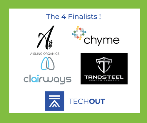 NHTechAlliance's tweet photo. $300,000 investment will be awarded at #TechOut2019 this Thursday 11/14. Which of these 4 finalists will have a realllllly good night? Don't miss this! Register today: https://t.co/2gapQcYijl https://t.co/sYYiLbYvJg