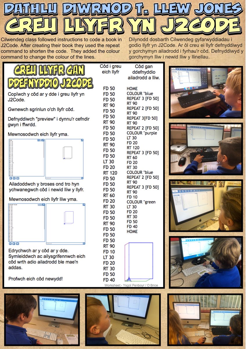 ysgolpenboyr's tweet photo. Mis diwethaf, buodd disgyblion Cilwendeg yn cofio a dathlu awdur lleol bendigedig T.Llew Jones. Cwblhawyd pedwar tasg yn J2E.  Cilwendeg class remembered and celebrated T. Llew Jones Day by completing four worksheets in J2E @Danny_j2e @HwbNews @just2easy_com @Angelsoft5 https://t.co/Le13L8Ux5u