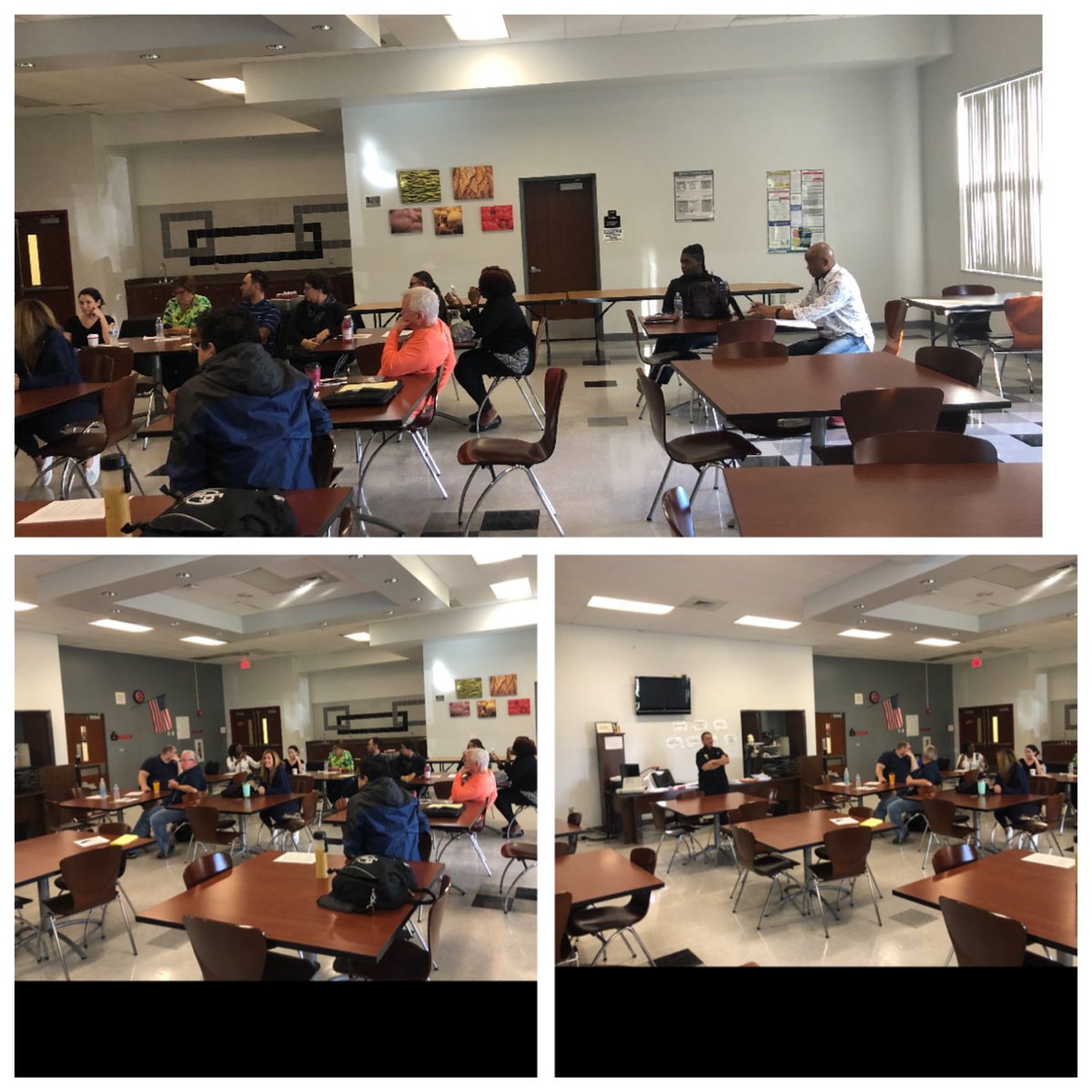 jkh_74's tweet image. What an awesome day filled with productive collaboration &amp;amp; professionals sharing best practices! High School Culinary met for student achievement! Ty! #sharingbestpractices
