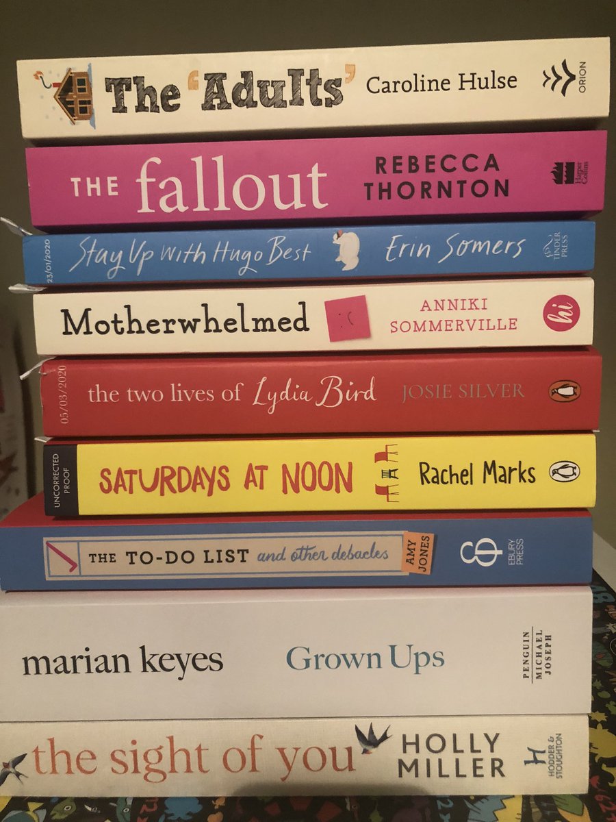 LauraPAuthor's tweet image. What do you think of my #recoverystack?

@CarolineHulse1 @RThorntonwriter @SomersErin @annikasomer @JosieSilver_ @Rache1Marks @jimsyjampots @MarianKeyes @ByHollyMiller