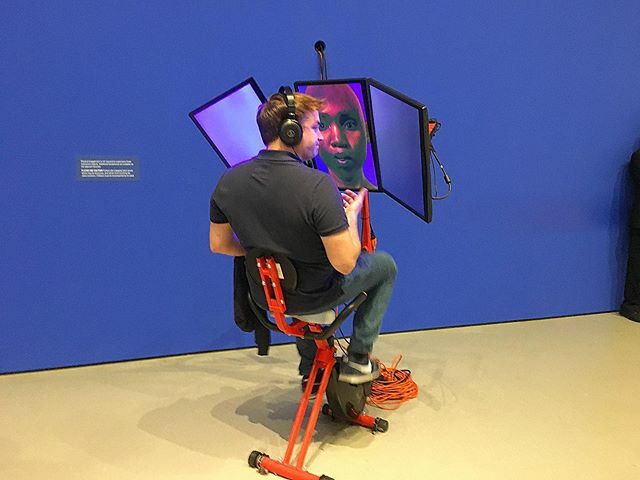 YellowPeriscope's tweet photo. #throwback #museum #trail #installation #installationart #momamuseum #art #modernart This installation by Sondra Perry was part of an interesting exhibition called The New Order: Art and Technology #inspiration #design #technology https://t.co/QADjfdJGxW https://t.co/mnJwxqY3FH