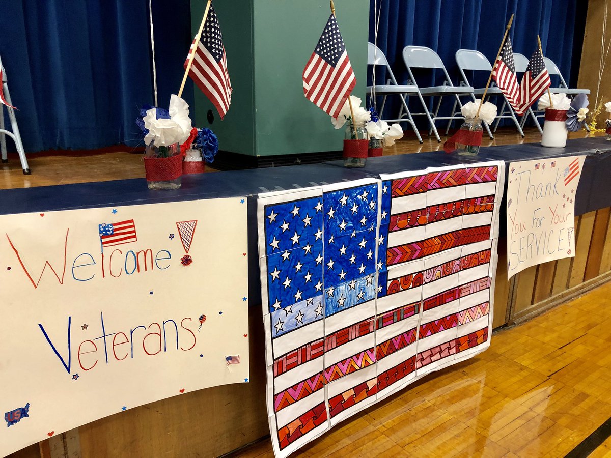 GlauWick's tweet photo. There really aren’t words to describe what a blessing this morning was to our WMS Community.  THANK YOU to all the heroes who joined us this morning!  It is our sincerest pleasure to honor you.  Happy Veterans’ Day!🇺🇸 @WickMiddle #WickPride https://t.co/KH9a4r1zcr