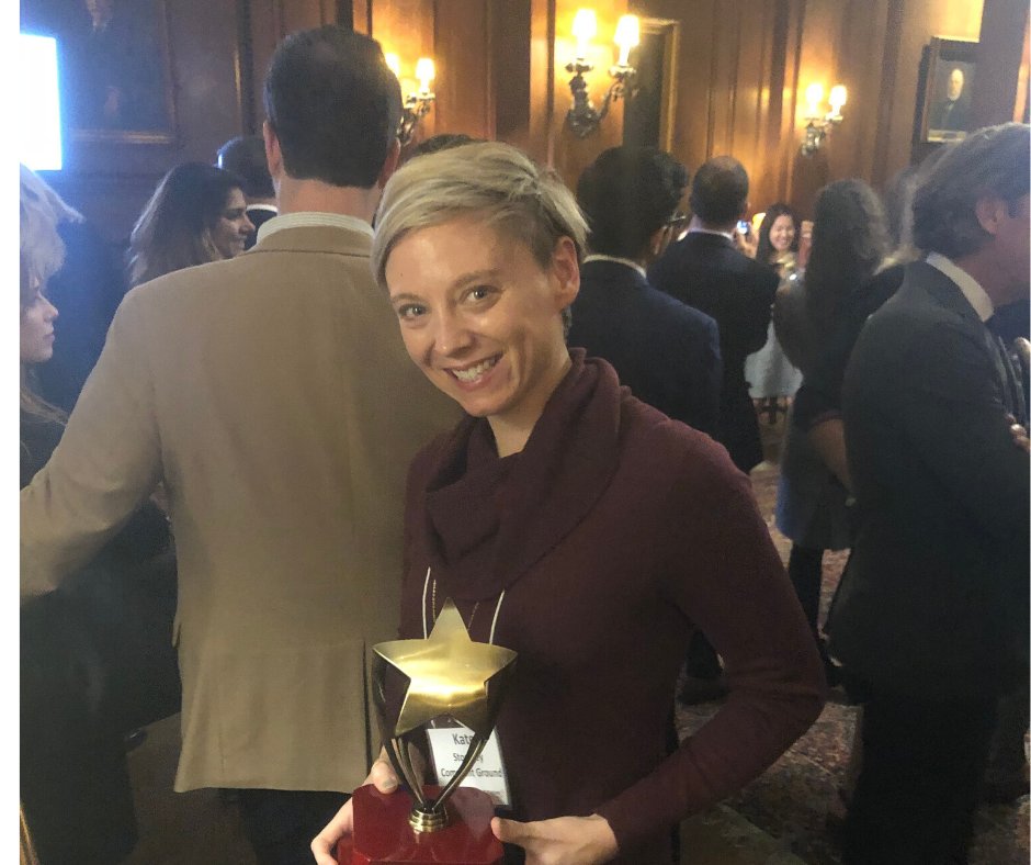 CommentGround's tweet photo. Congrats to our queen of content + cofounder @KateStoodley for being named one of 20 #RisingStars in Financial Services. A big 👏🏻👏🏻 to all the winners and thanks to the Gramercy Institute for a fab event! 
#Socialmedia #content #marketing #Finserv https://t.co/ER7SPbh2z7