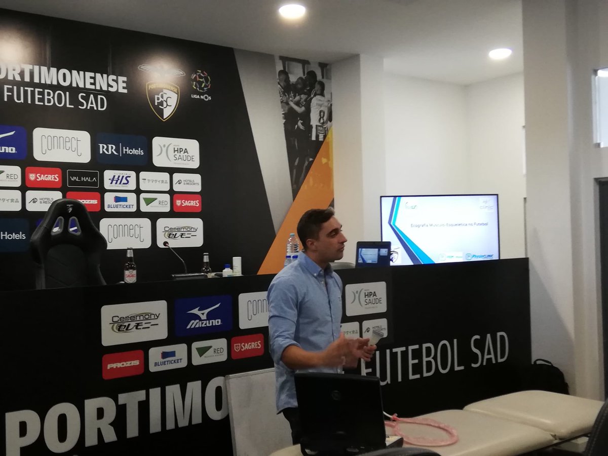 Hoje estivemos dando formação ao departamento médico do Portimonense SAD . Obrigado
<a href="/primfisio/">PRIM Physio</a> <a href="/AMMMelo1/">António Melo</a> <a href="/MVClinic/">MVClinic Institute</a>