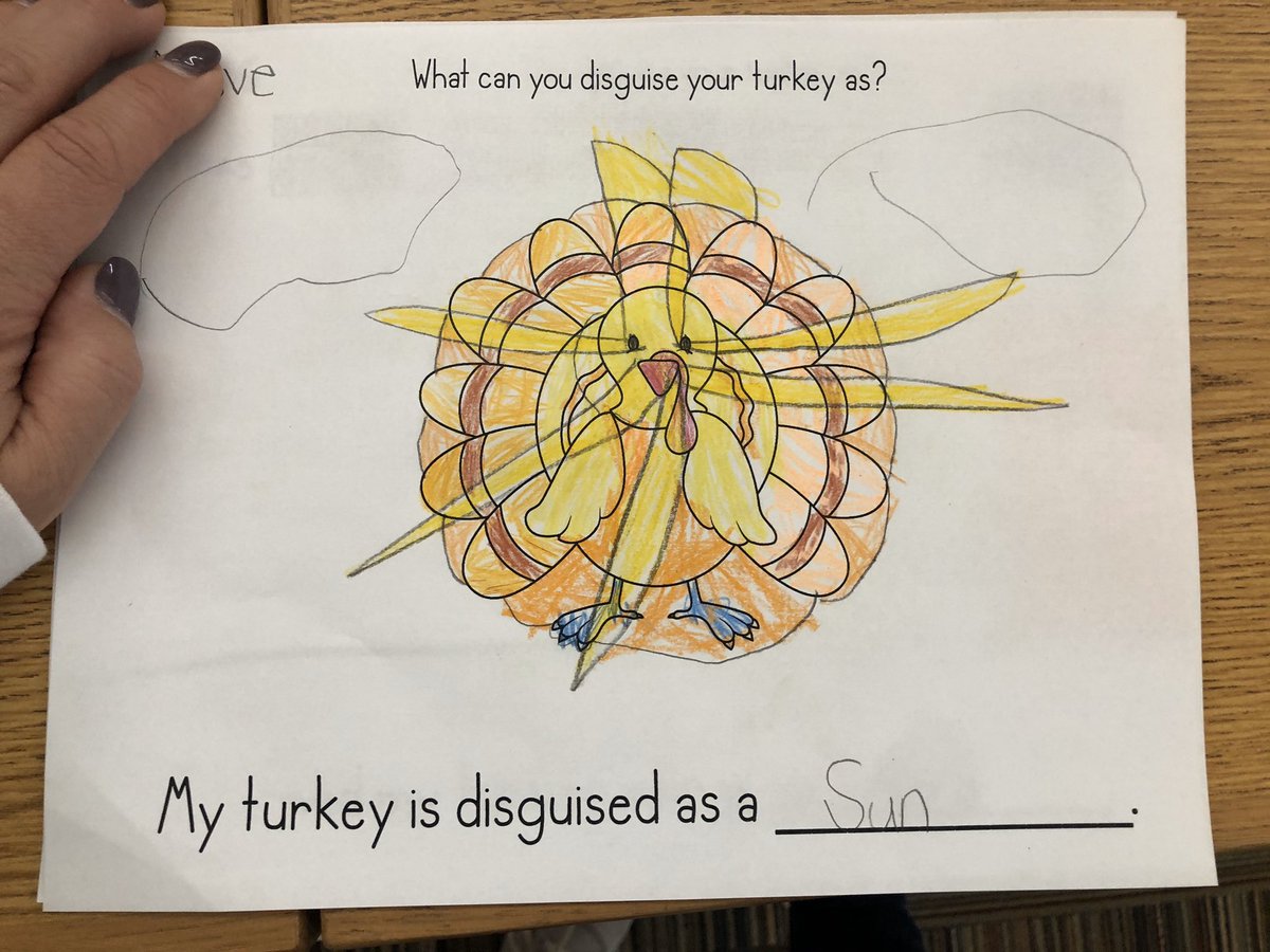 librarywolves's tweet photo. Disguising turkeys in the library! @atlncs The kids love the turkey activity from @misstechqueen https://t.co/BgtmJLrYA2