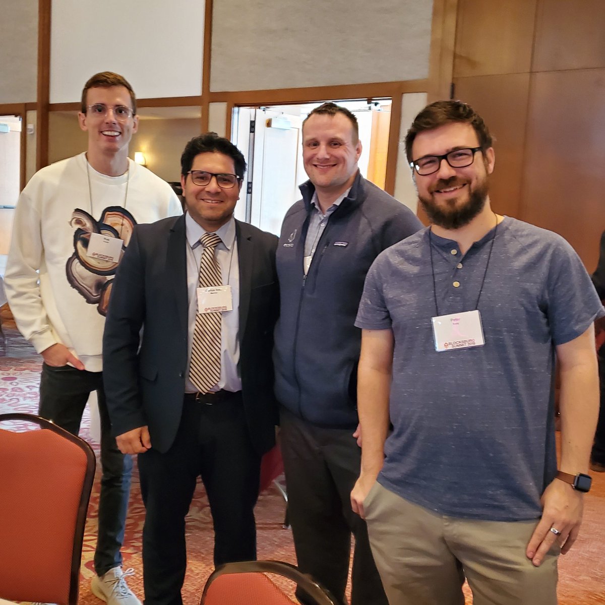 cimerino80's tweet image. At #BlocksburgSummit I got to meet @finchify, @BlockchainZack and @bitgensteinx #blockchain @CypherglassBP @LiquidAppsIO @EverythingEOSio #GoEOS!!!