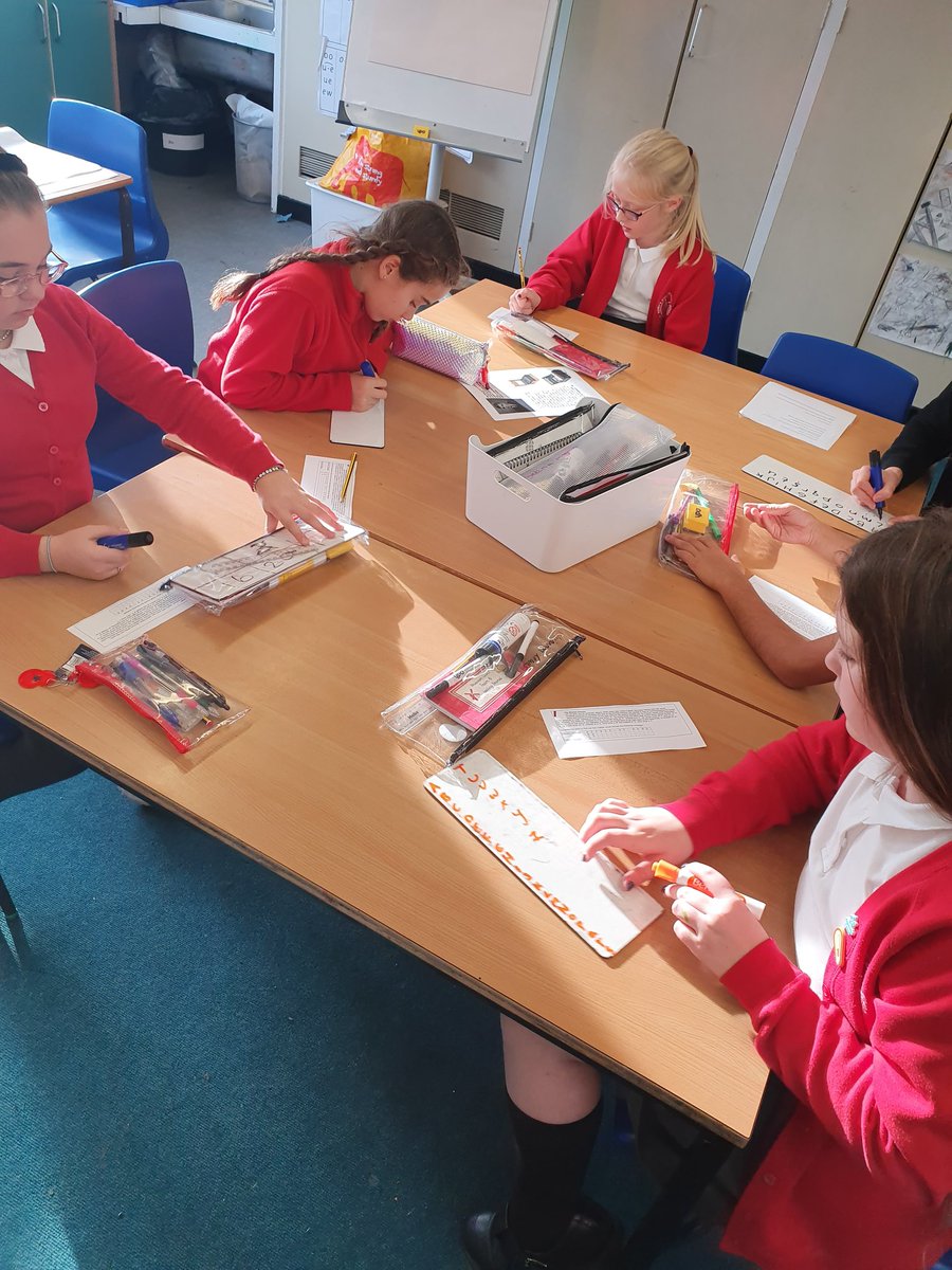 HMillSchool's tweet image. Today, Team 6 learned about Alan Turing's role during WW2 and had a go at code cracking ourselves. We think we worked out Sukie's code from our class book @emmac2603 #unpluggedcomputing