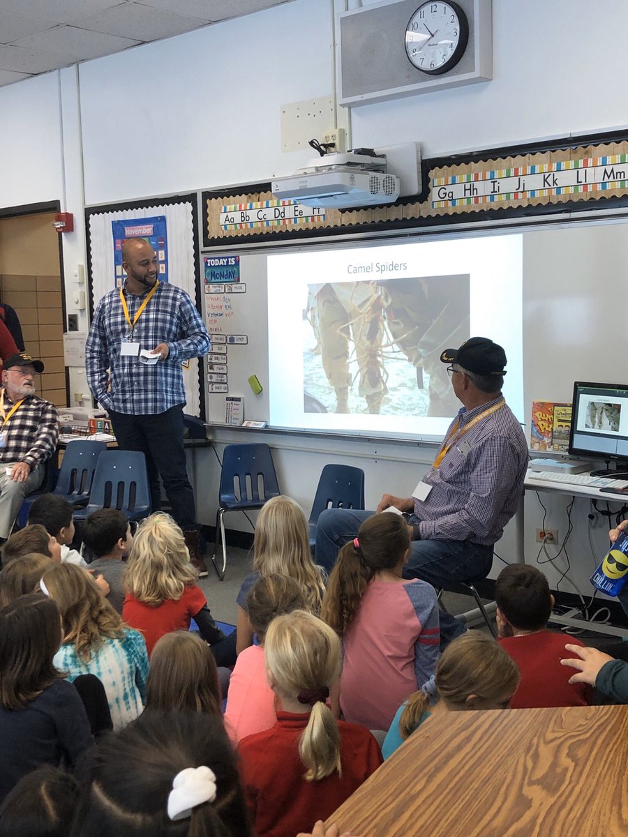 Thank you to all our Veterans for their service! We had a special morning <a href="/RooseveltD64/">RooseveltD64</a> honoring and learning from Veterans.