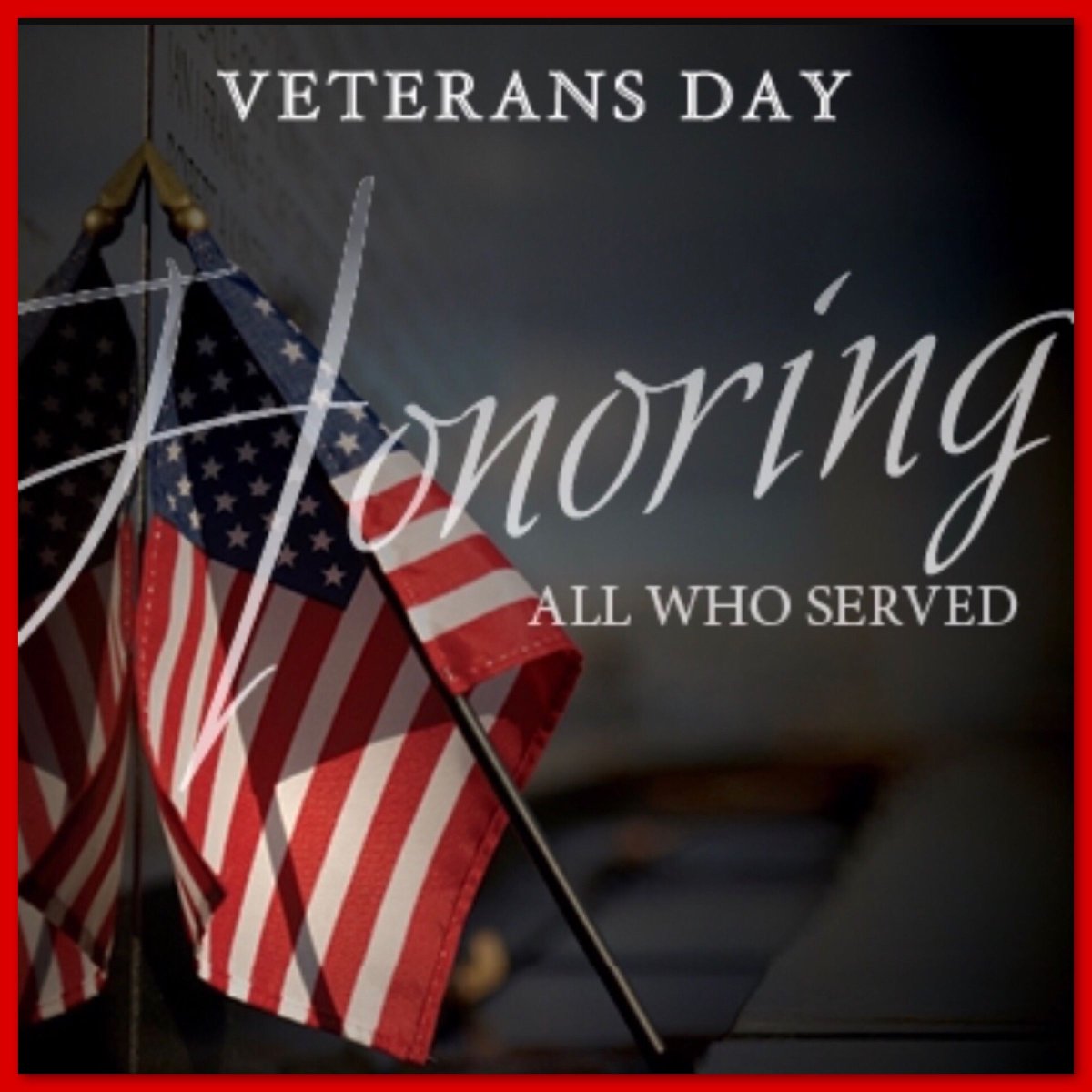 To all of our veterans: Thank you for your courage, hard work, and dedication.