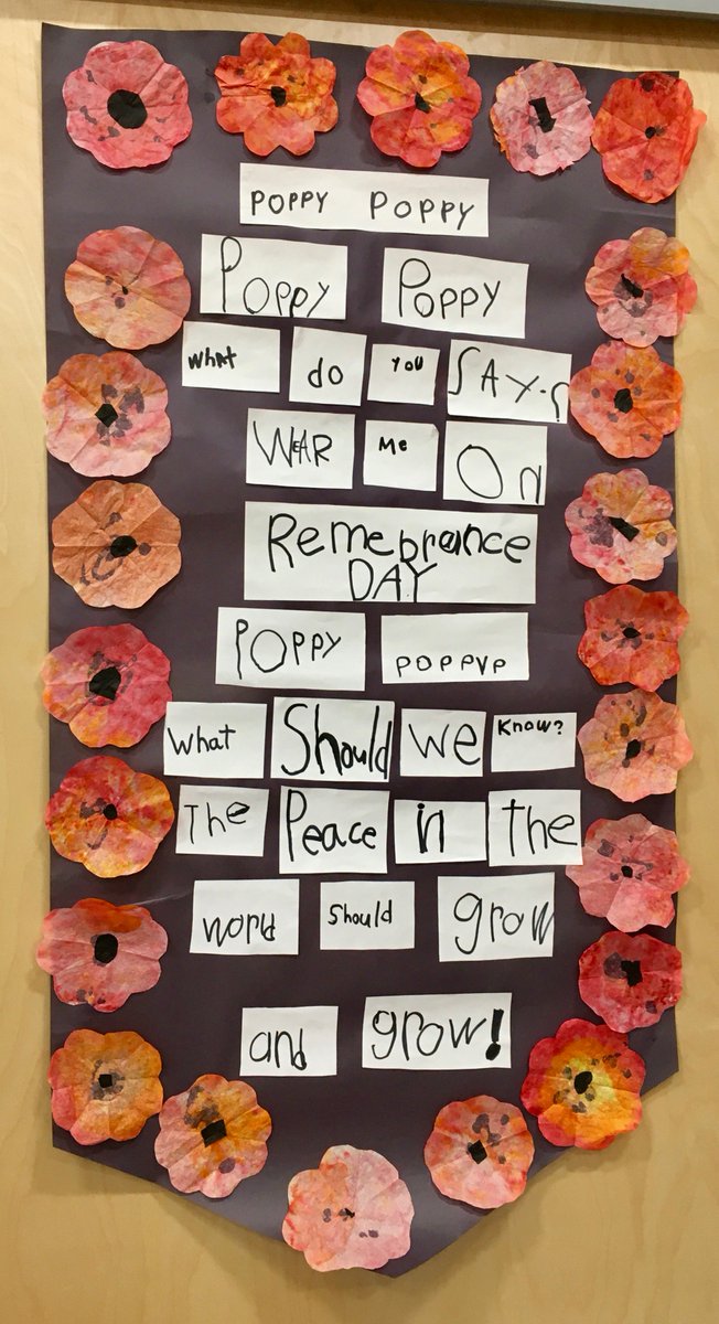 Our Remembrance Day ceremony on Friday sent a message of peace and kindness in the world. #RemembranceDay #LestWeForget #CanadaRemembers