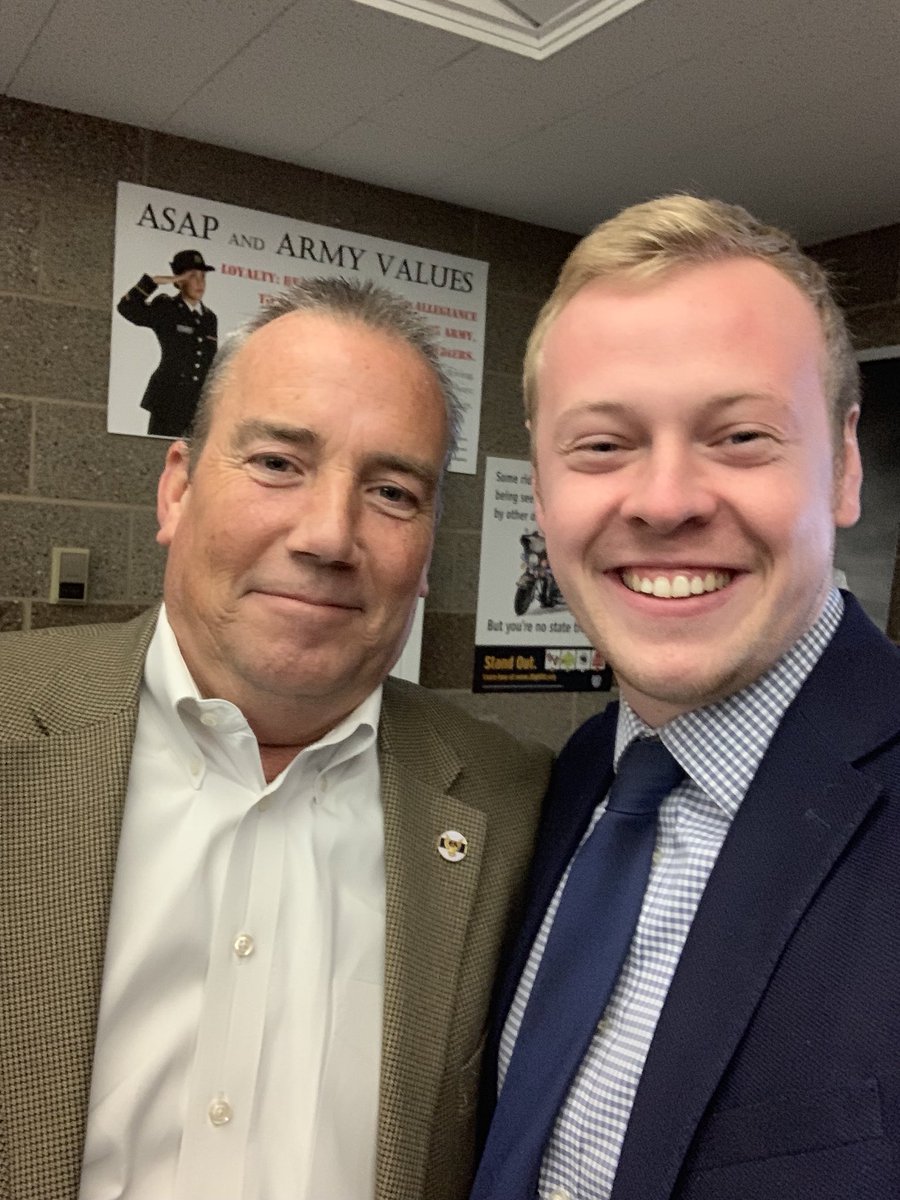 Pat Gibbs as been a state trooper for 30+ years and has served on the security detail for the last four governors. Today is his last day. Thank you Pat, and enjoy your retirement!!