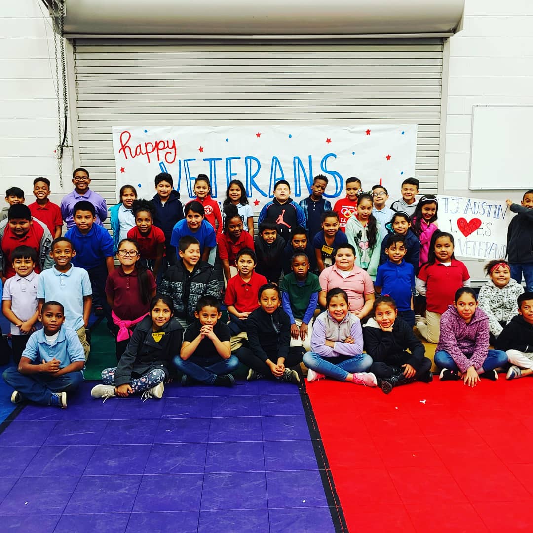 AustinSpecials's tweet photo. Veterans Day in Specials at T.J. Austin! 🇺🇸❤ #AustinGoing4Gold #AddValue @TJAustinMusic @austintylerisd https://t.co/yMWM9IffwS