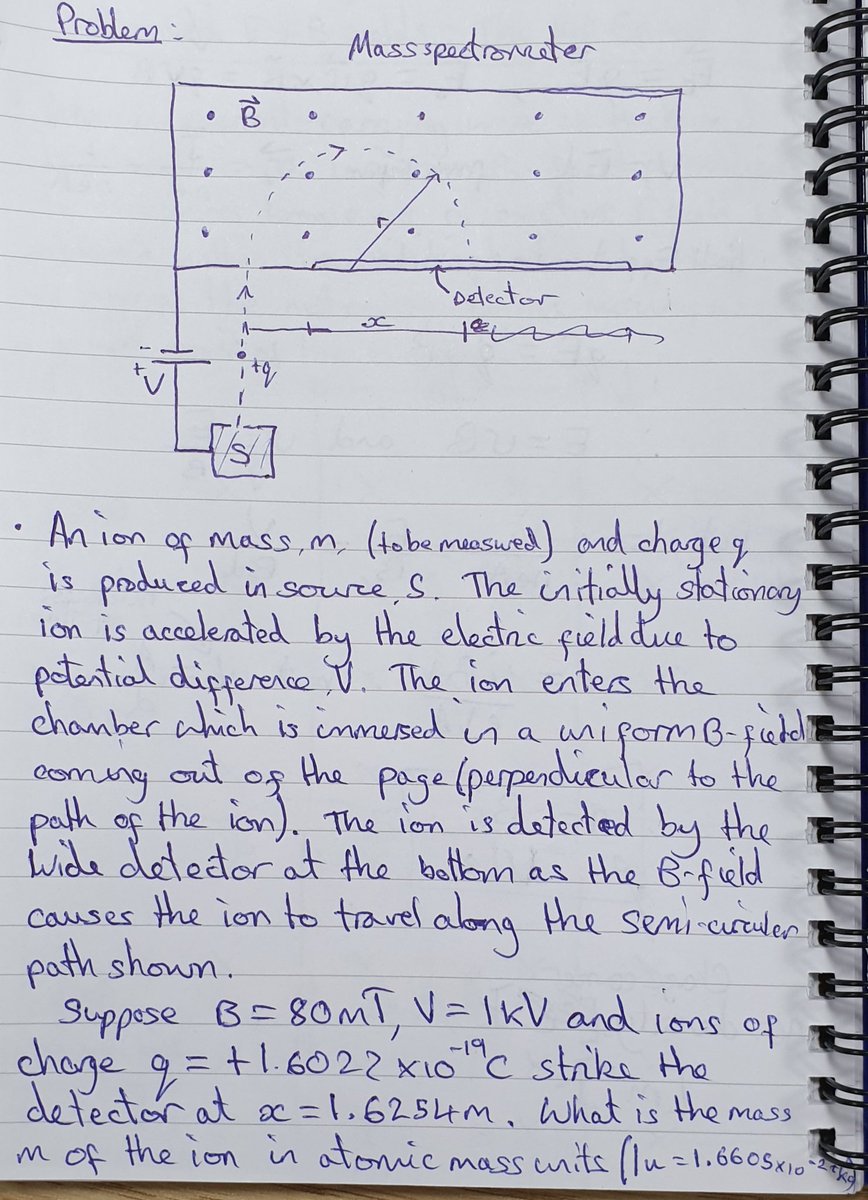JGS952's tweet image. #Physics problem for you if anyone fancies it?  Show me if you bother and get it 👨🎓  #PhysicsProblems #PhysicsQuestions