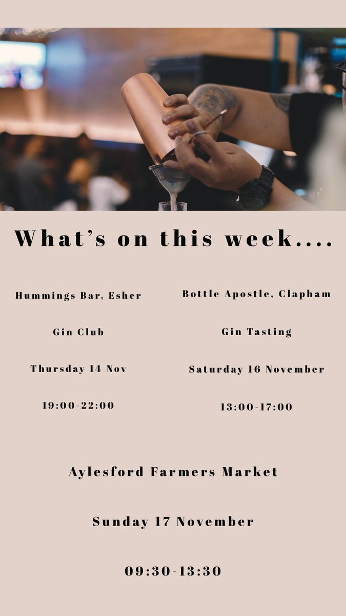 Far Reaches Gin On Twitter Check Out Our Schedule For This Week Images, Photos, Reviews