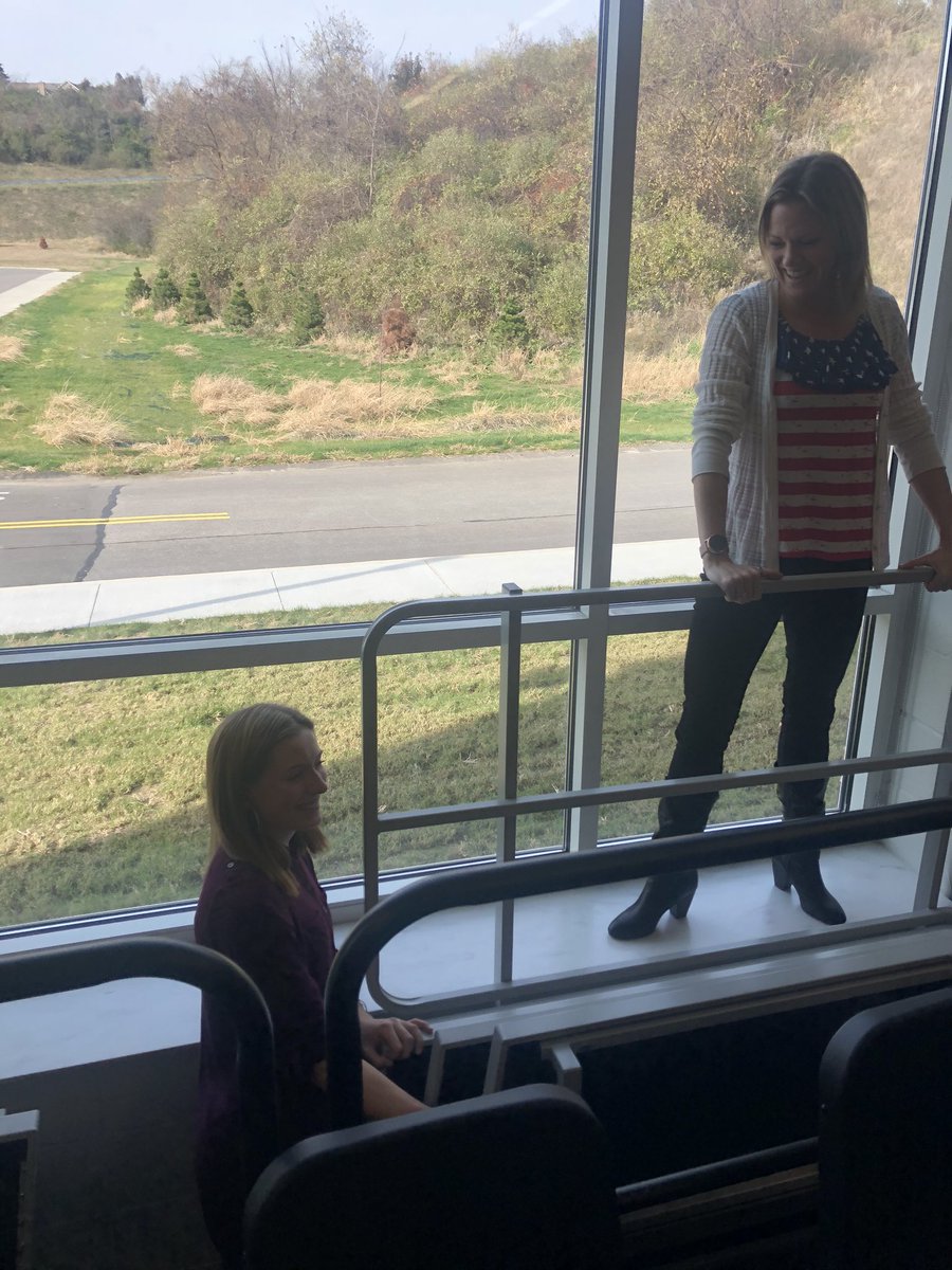 great team work happening today! fitting all of our brand new risers behind seating! lots of squeezing and tight fits! 👍🏼🤩