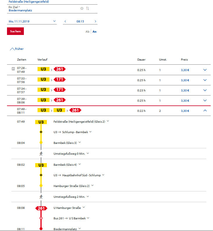 Kiezkickerde's tweet photo. Die @hochbahn hat die Zeitmaschine erfunden!
Ankunft in Barmbek um 08:04 Uhr auf Gleis 3 und dann weiterfahren um 08:02 Uhr auf Gleis 4. Läuft!
Von Feldstraße zum Biedermannplatz, Ankunft morgen gegen 08:15 Uhr:
https://t.co/emSa17qZoE
#geofox #fahrplanauskunft #Hamburg #hochbahn https://t.co/BoOkYJDEKs