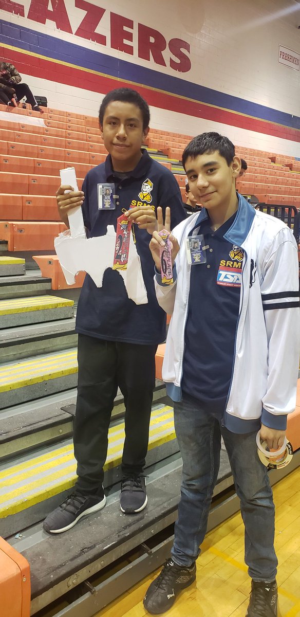 Happy boys!!! 2nd place for longest time up in the air! #generalsconquer #ourgenerals #teamSISD #technologystudentassociation