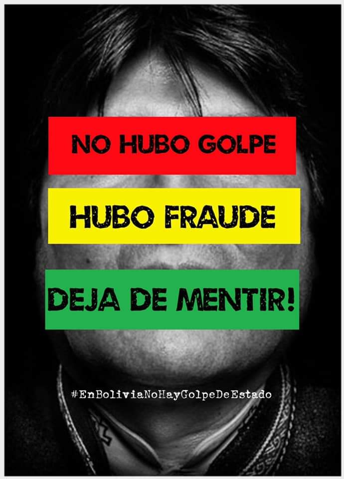 #Enbolivianohaygolpe 
#BoliviaLibre