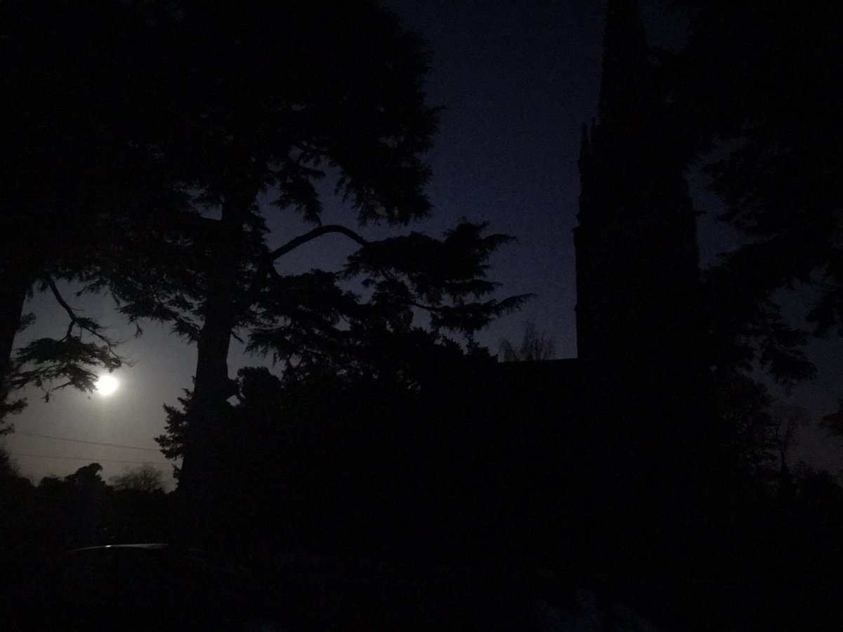 This evening under a rising moon I placed a SFRS wreath next to the war memorial at Holy Trinity Church Leaton. No bugle sounded, no crowds gathered, just quiet reflection, a prayer and remembrance. #ArmisticeDay #LestWeForget  #WeWillRememberThem <a href="/shropsfire/">Shropshire Fire and Rescue Service</a>