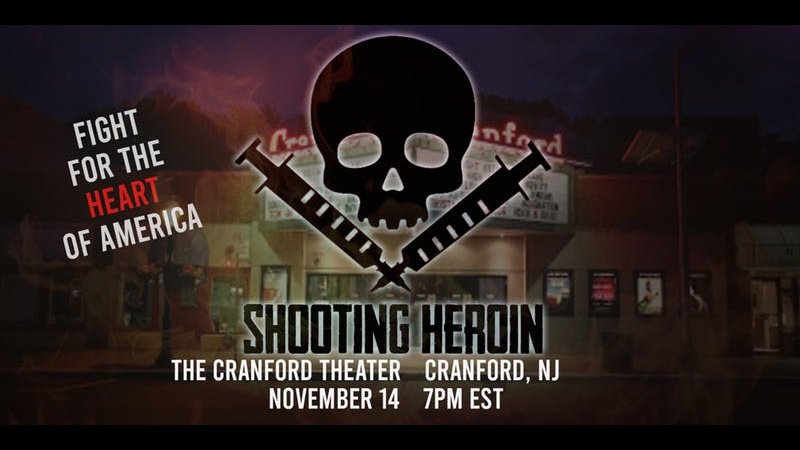 Join us at the premiere of "Shooting #Heroin" at the Cranford Theater on November 14th at 7PM. The movie is a narrative, feature film on the #opioid #epidemic. Visit the event page to view the trailer and get tickets eventbrite.com/e/shooting-her…