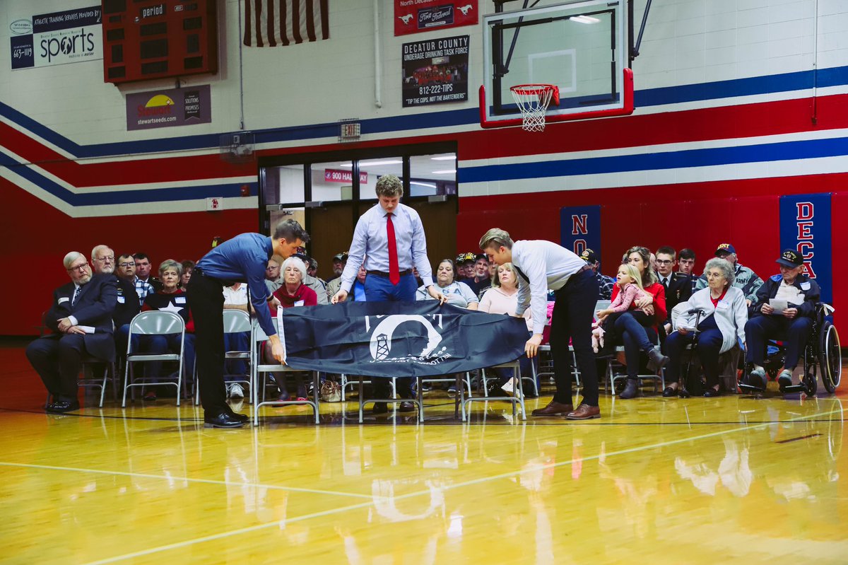 A few shots from the Veteran’s Day program at  <a href="/NorthDecaturHS/">North Decatur High School</a>. Thank you to all of our Veterans for their service and sacrifice, and thank you to our students and staff who worked so hard to put together this wonderful program #1DCCS