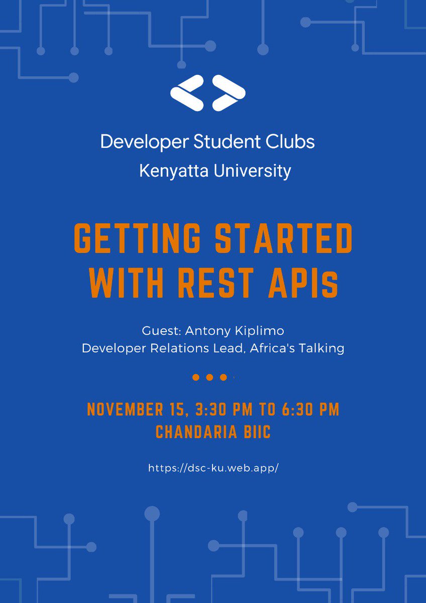 Join us this Friday as we REST 😁😁 <a href="/KenyattaUni/">Kenyatta University #ExperienceKU</a> #DeveloperStudentClubs <a href="/auwalms/">Auwal MS</a> <a href="/AnthonyLimo/">anthony kiplimo 🪴</a>