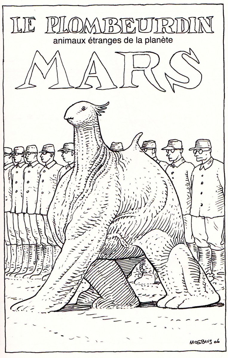 more weird creatures from Moebius's Martian Wildlife 