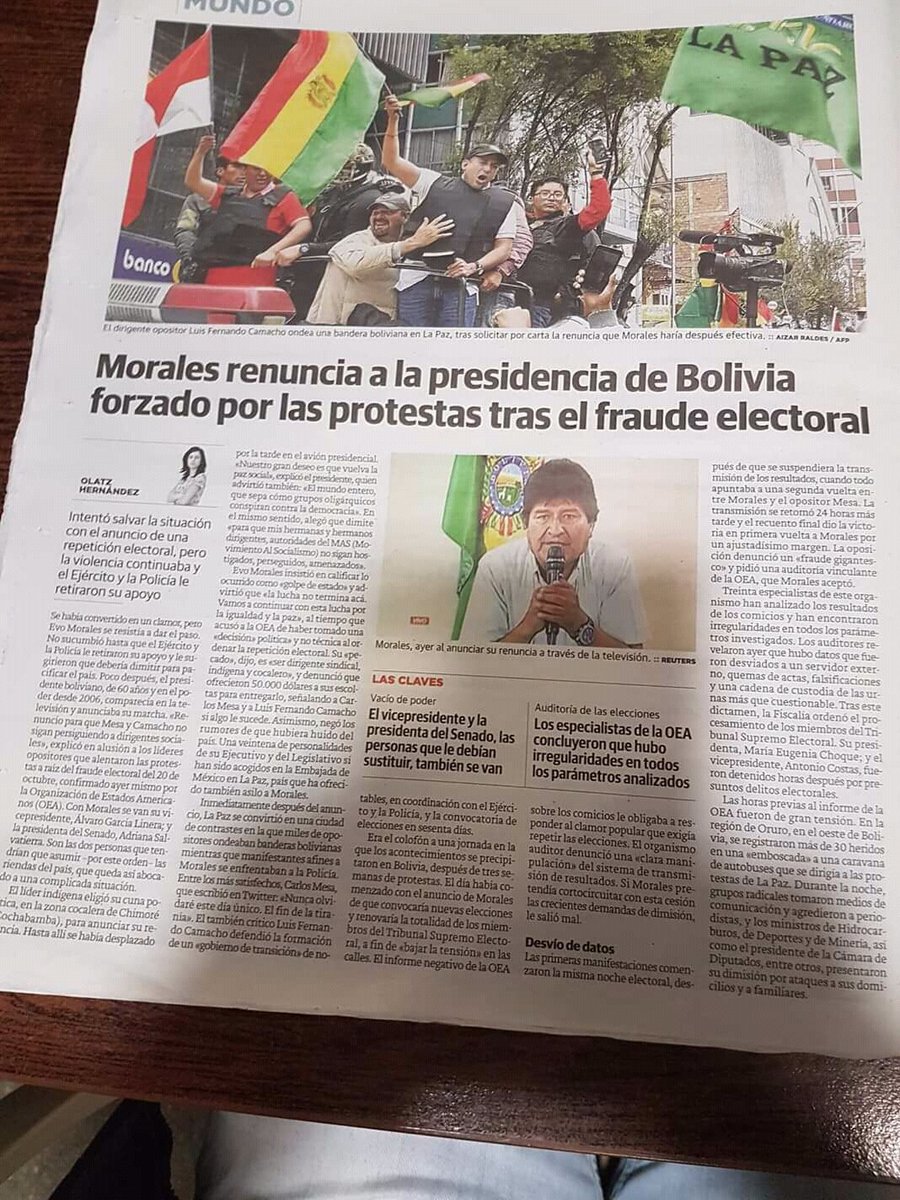 22_lindsey's tweet photo. @evoespueblo Evo Morales insulta mintiendo al mundo en sus redes sociales, la verdad saldrá a la luz. Amenaza al pueblo Bolivano #terrorismo por parte de sus militantes @ONUHumanRights vídeo aquí 👇https://t.co/koXj4iDD4E https://t.co/kPAsY54w6n