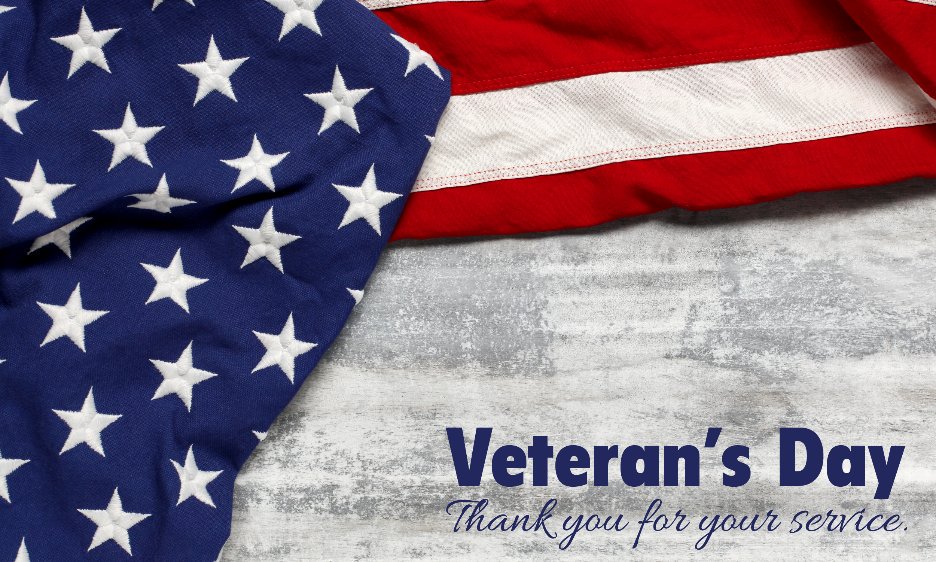 Accdvm's tweet photo. Today we celebrate and honor our veterans. Thank you for your service. #VeteransDay https://t.co/INneFLNtQB