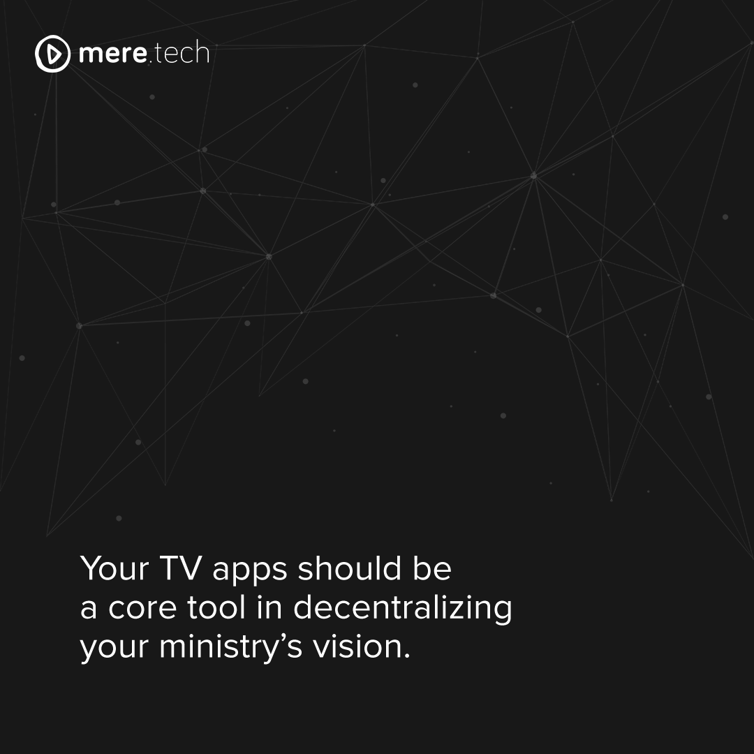TVAppChurch's tweet photo. With a TV app, your community can easily access church content like live services, event videos, leadership training, and a lot more! #TVapps #app #church #ministry https://t.co/4whIxjnfqK