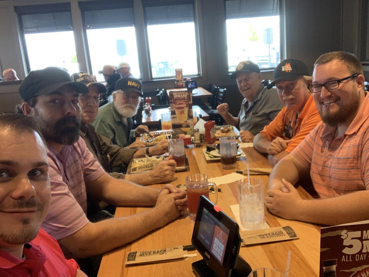 Great Lunch Supporting our Veterans at 6817! #WeCana because of what these guys and all Veterans have done for Our Great Nation!! <a href="/gullatt_hd/">Wesley.Gullatt-HD</a> <a href="/olson_nigel/">Nigel Olson</a> <a href="/LewisHom/">Jimmy Lewis</a> <a href="/mudcat1959/">Shivermetimber59</a> <a href="/JerrySayles6817/">Jerry Sayles</a>